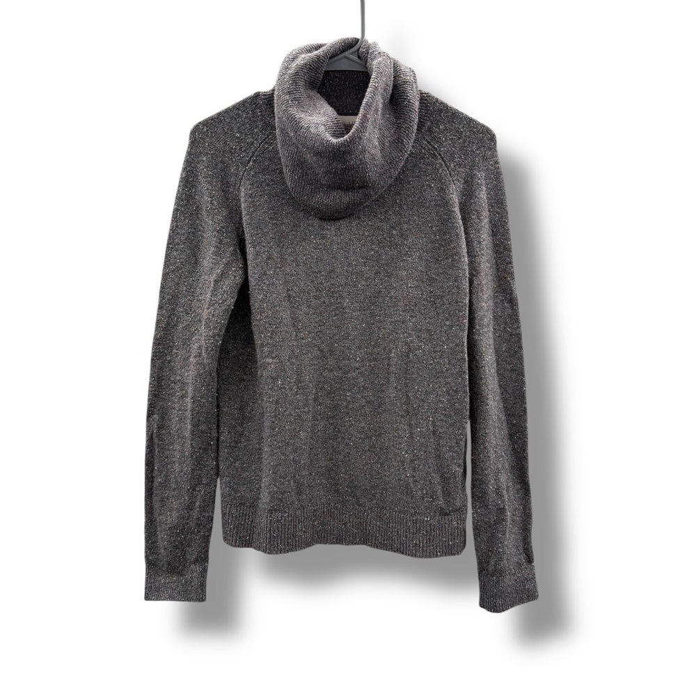 Lou & Grey for Loft Gray Multicolor Knit Long Sleeve Turtleneck‎ Sweater Sz S